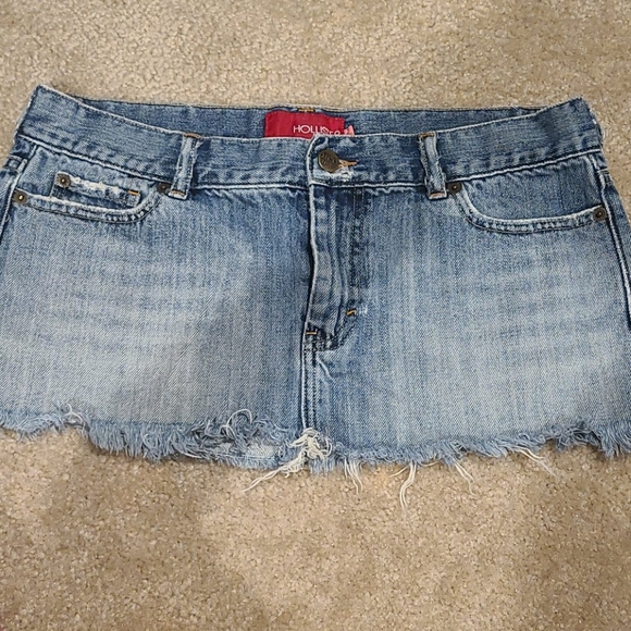 Low Rise Hollister Mini Skirt